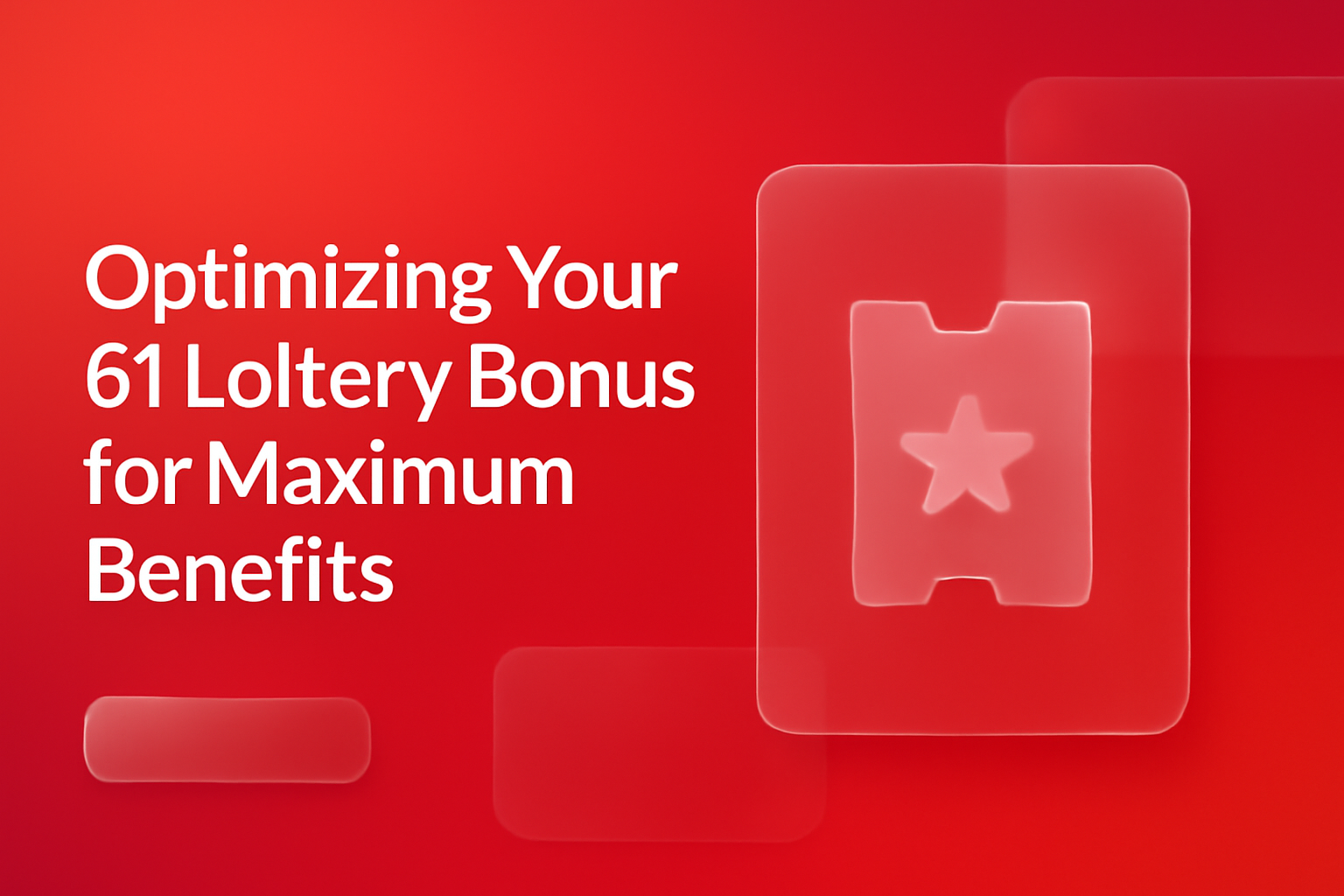 An informative visual representation regarding securing a 61 Lottery account.