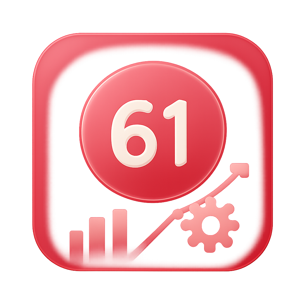 An icon symbolizing secure account tips for 61 Lottery.