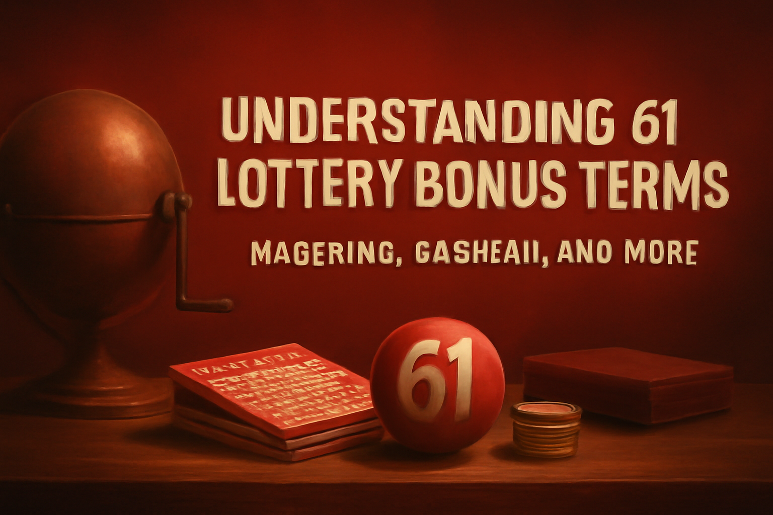 An informative graphic showcasing tips for accessing the 61 Lottery platform.