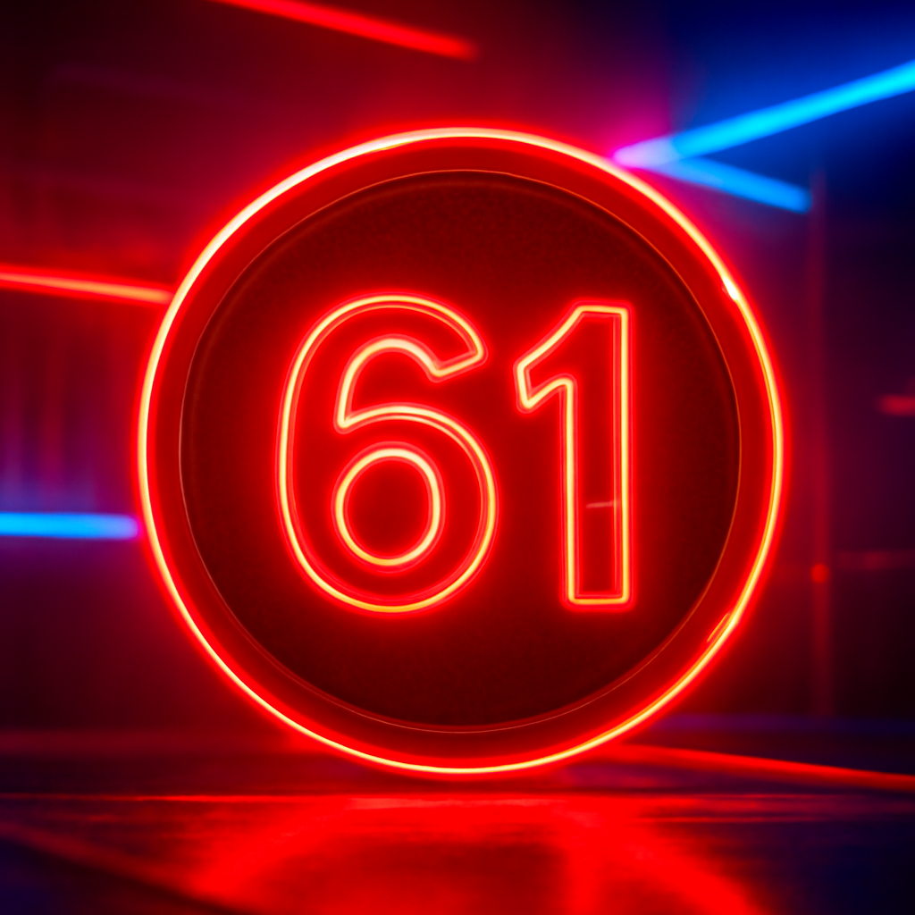 A badge representing the 61 Lottery Guidelines for Use.