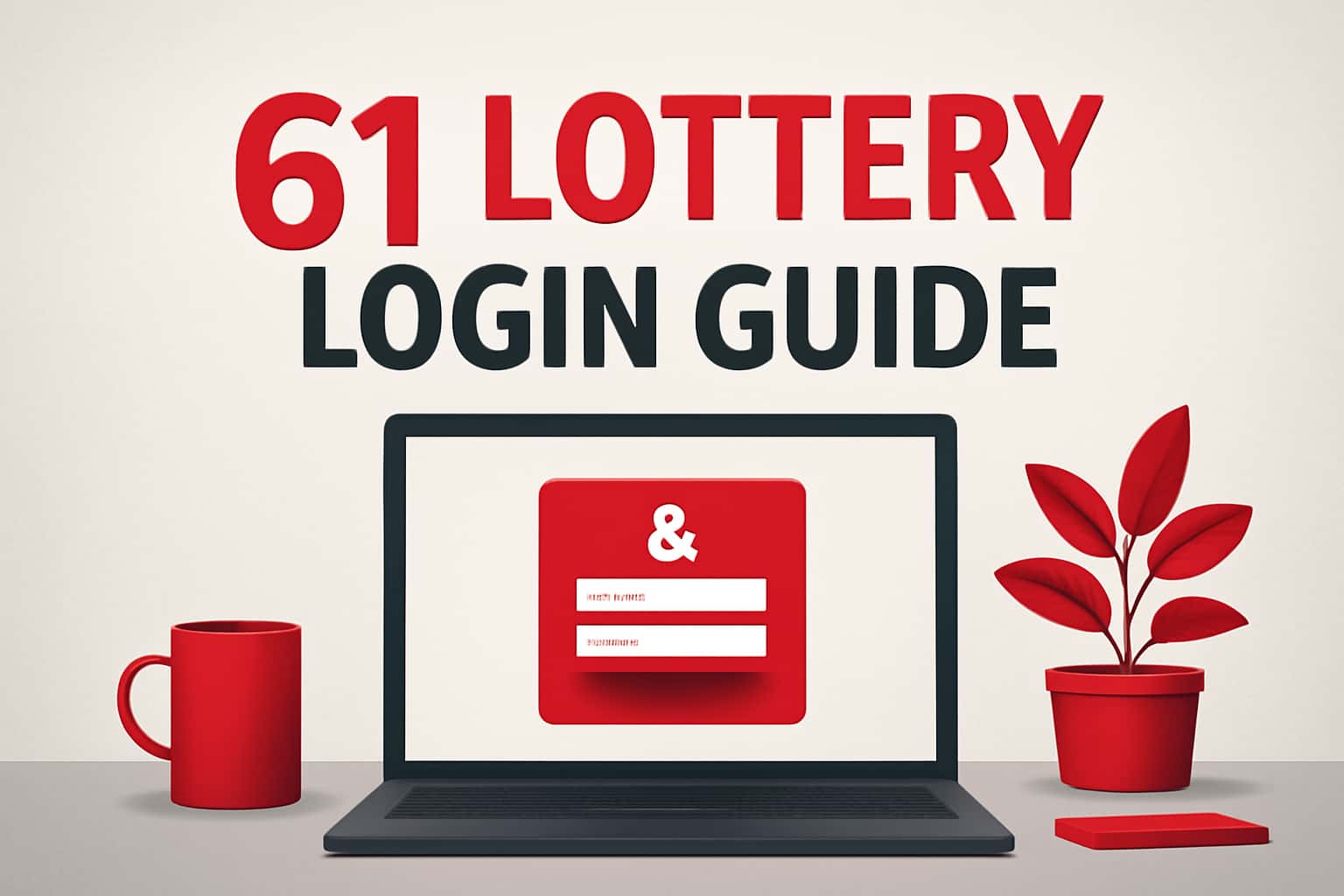 A visual representation of the 61 Lottery Login Guide showing user-friendly access options.