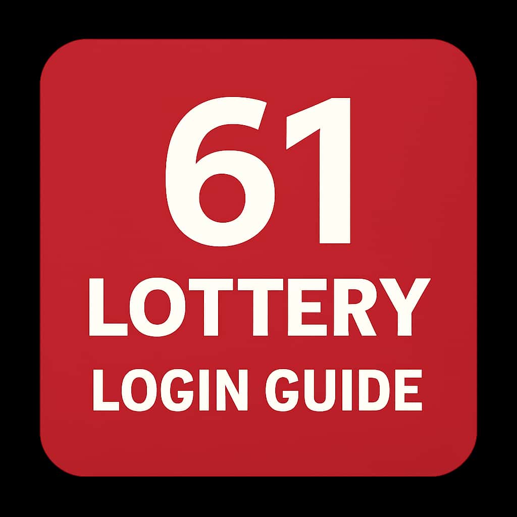 Icon representing the 61 Lottery Login Guide.
