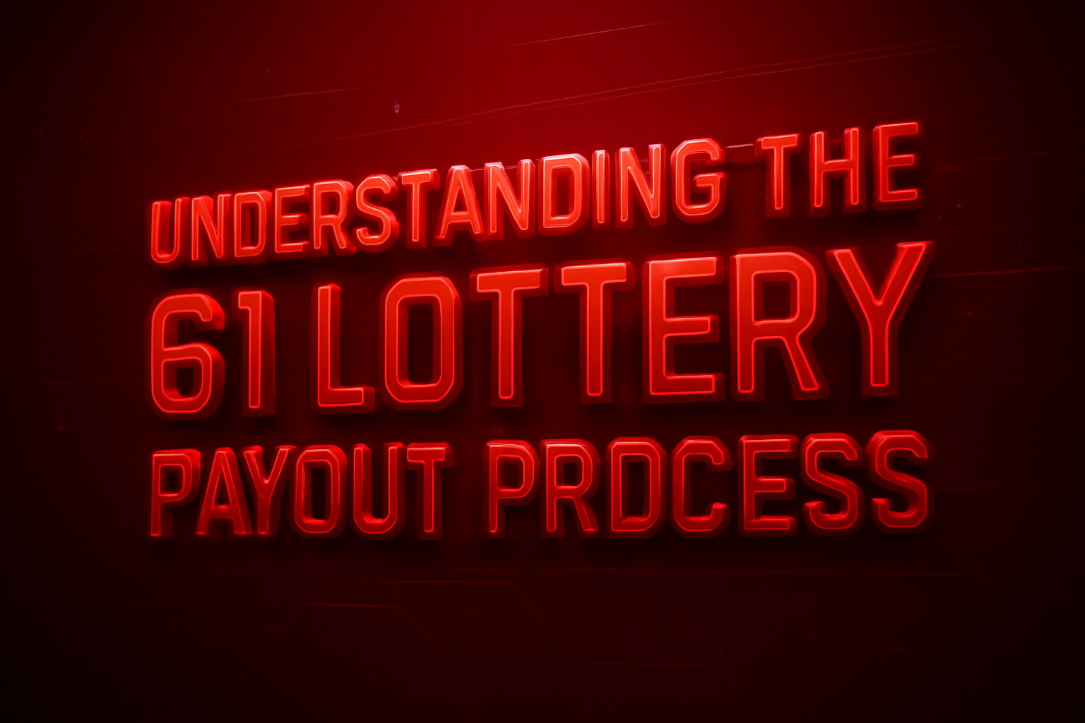 An informational graphic illustrating the process of fixing login issues for 61 Lottery.