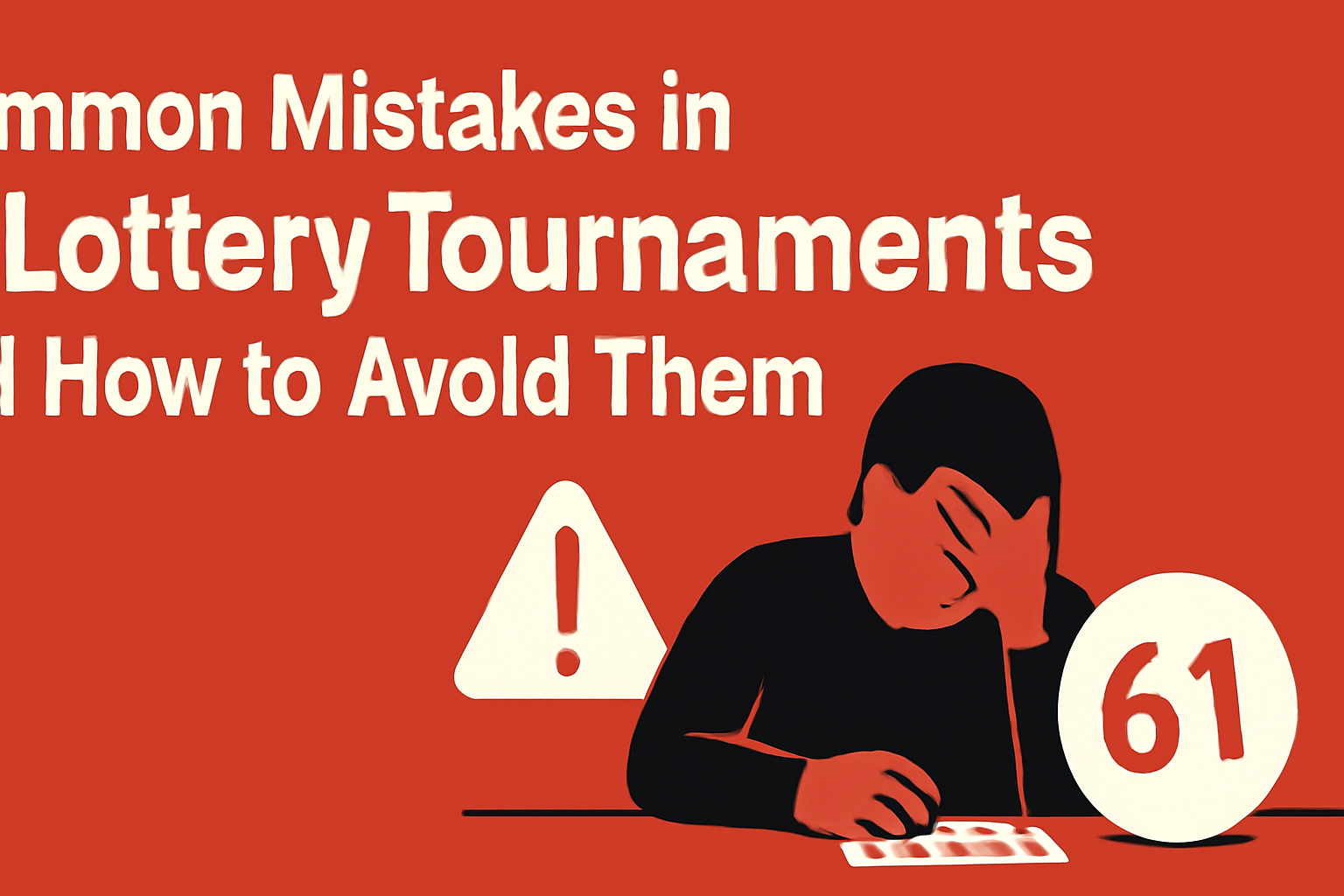 An informational graphic illustrating the process of fixing login issues for 61 Lottery.