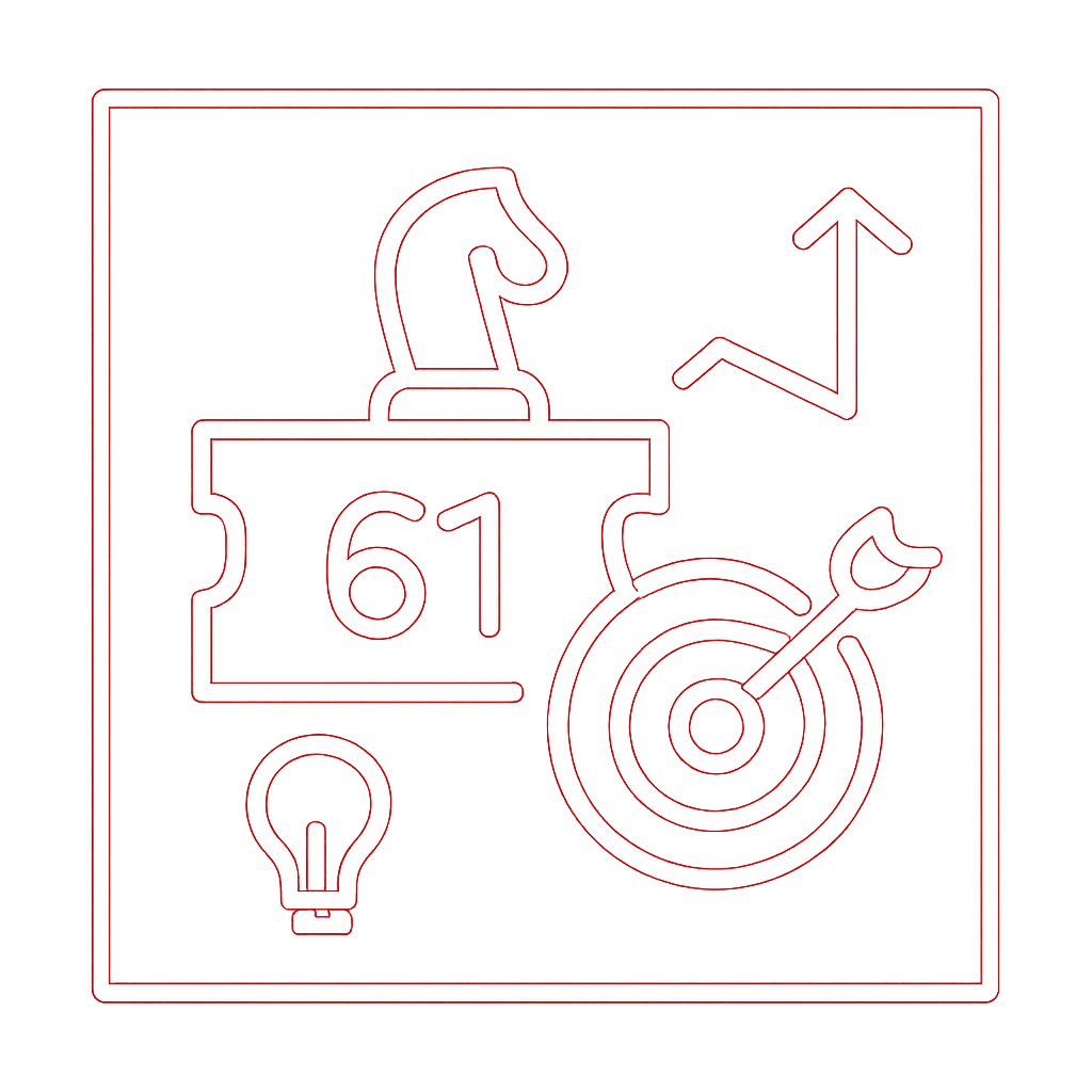 A professional badge depicting login support for 61 Lottery.