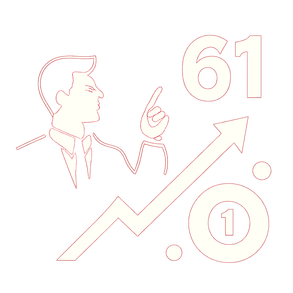 Illustration explaining features of the 61 Lottery.