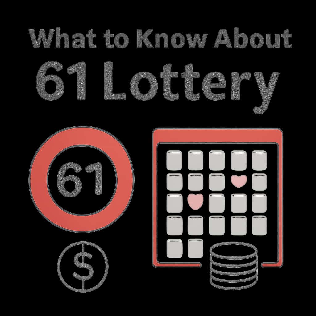 Illustration explaining features of the 61 Lottery.